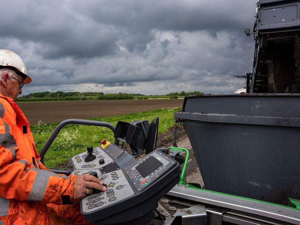 Wegverharding met koude recycling