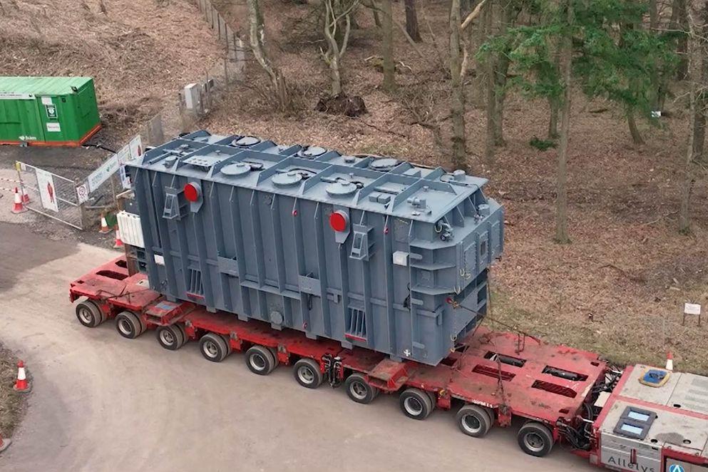 195-tonne transformer to be delivered to help power-up new substation project