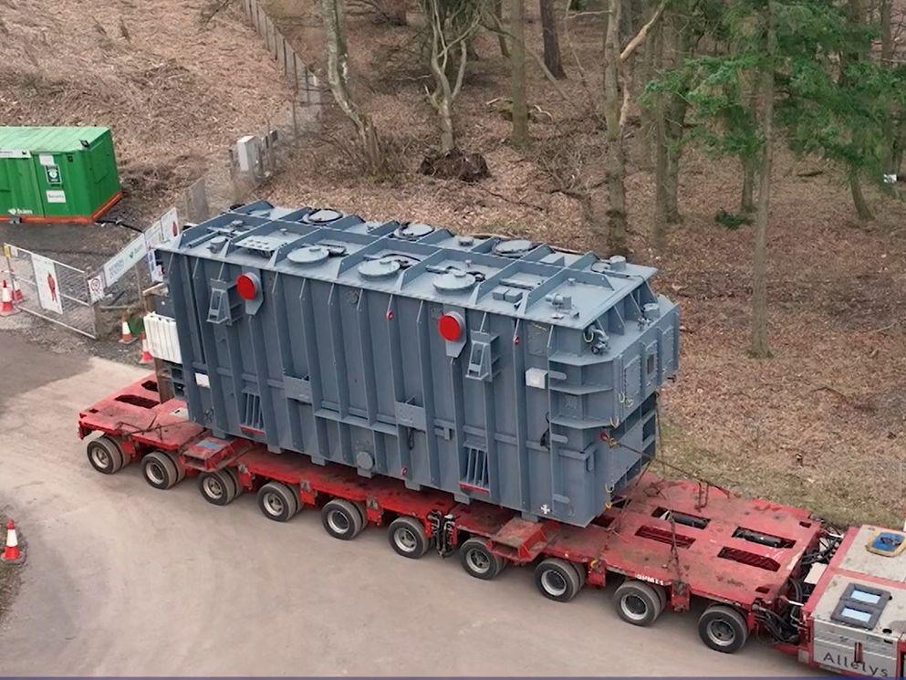 195-tonne transformer to be delivered to help power-up new substation project