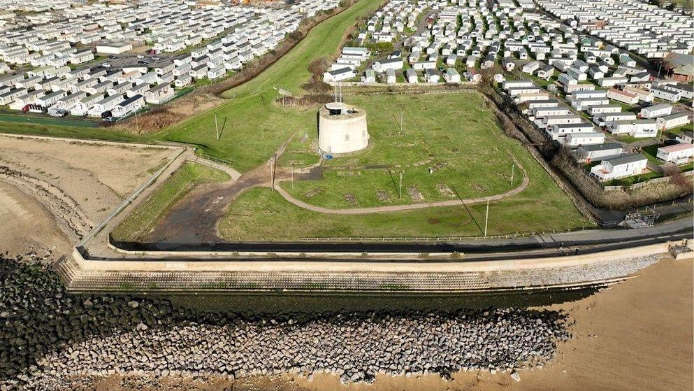 Flood defence Essex coast