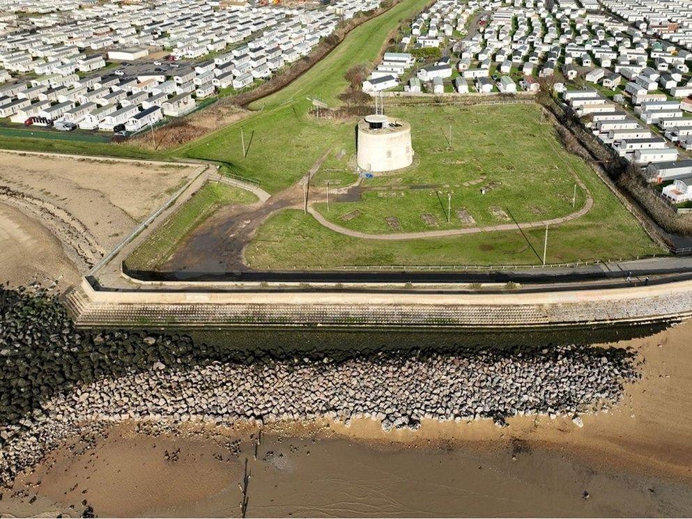 Flood defence Essex coast