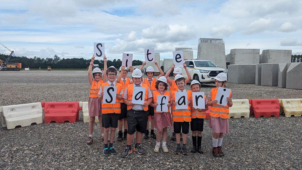 Chipping Warden pupils get an exclusive tour of HS2’s construction sites