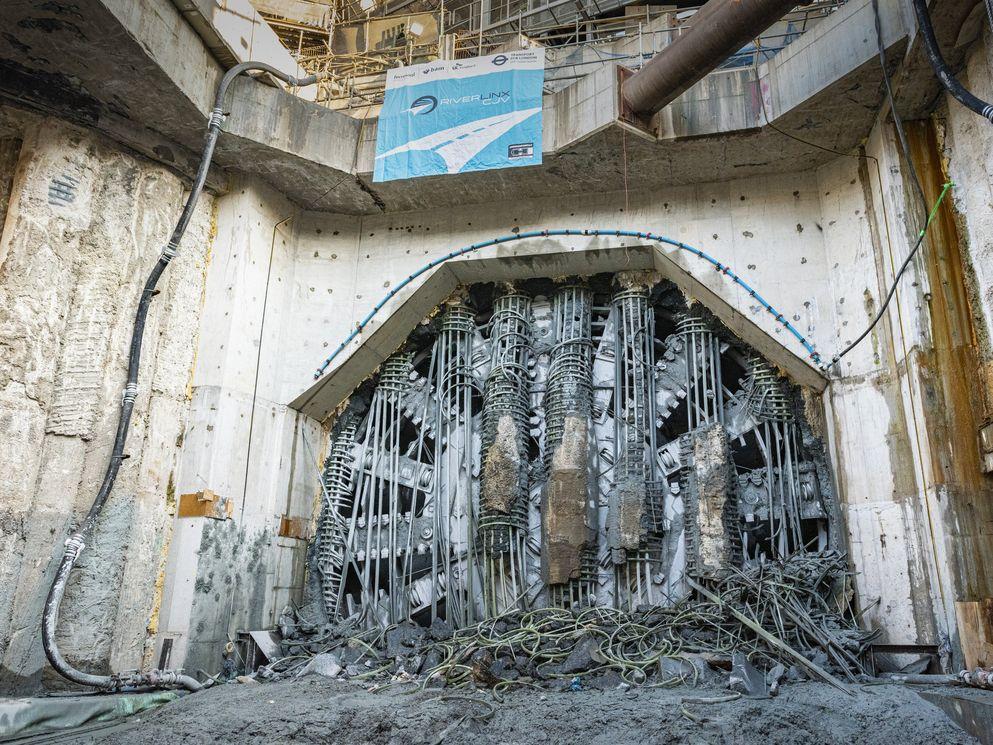 Tunnelling complete at Silvertown slideshow
