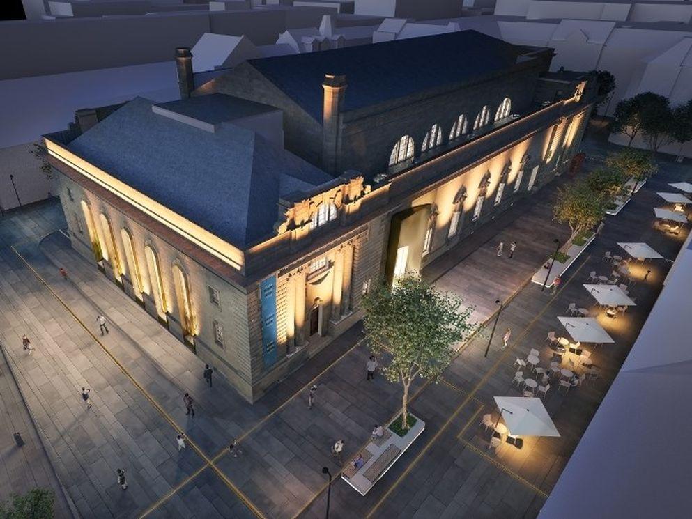 Artist impression Perth museum