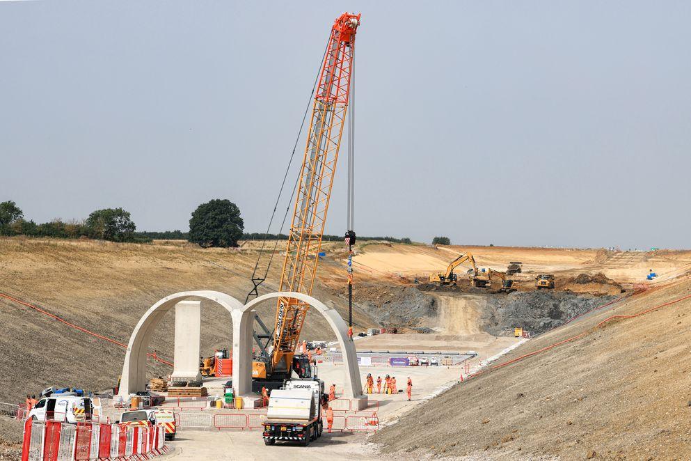 Excavation ongoing at the site