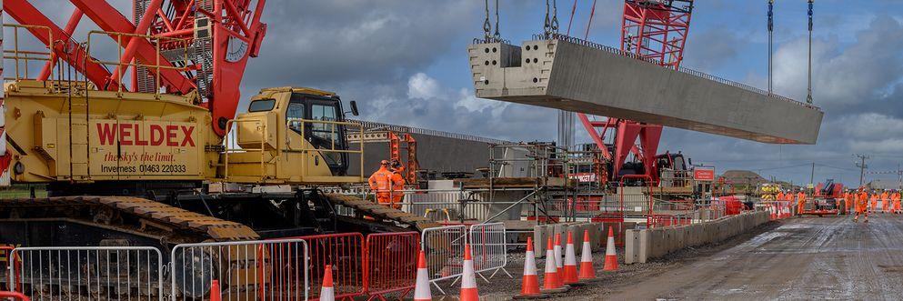 First massive ‘Lego block’ beams lifted for HS2’s pioneering Thame Valley Viaduct