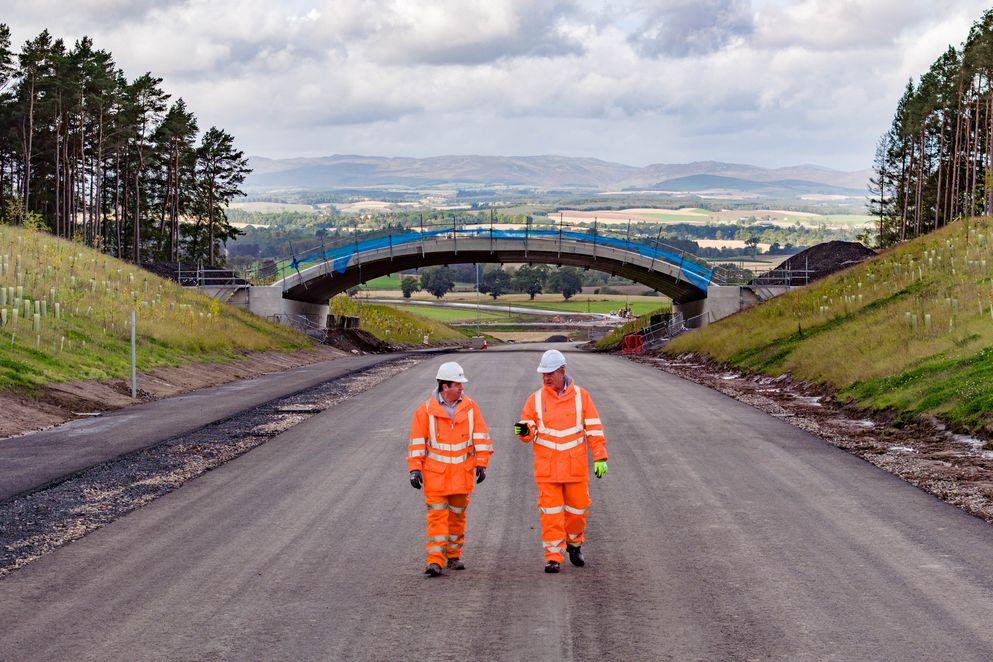 Cross Tay Link Road Project reaches midway milestone