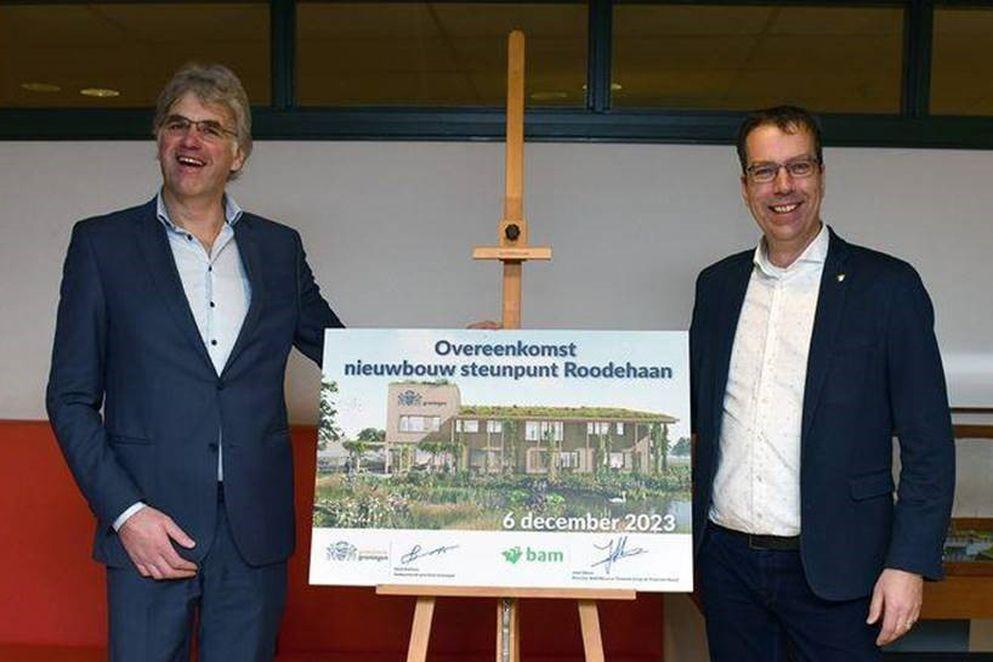 BAM tekent overeenkomst met de provincie Groningen voor nieuwbouw duurzaam Steunpunt