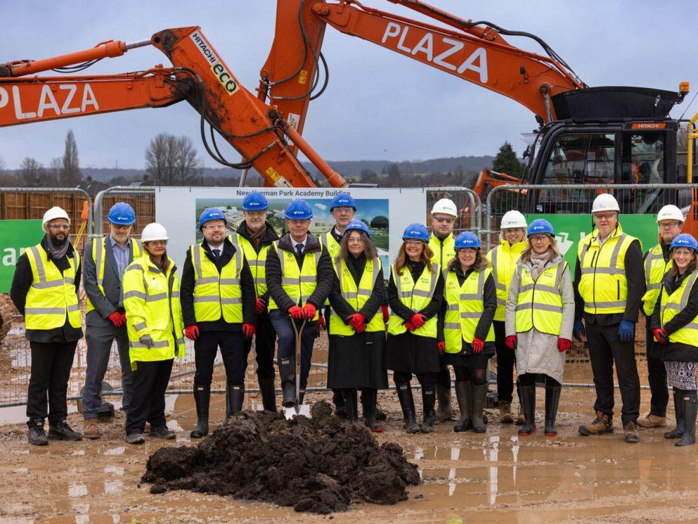 Groundbreaking ceremony marks official start of construction for new academy building