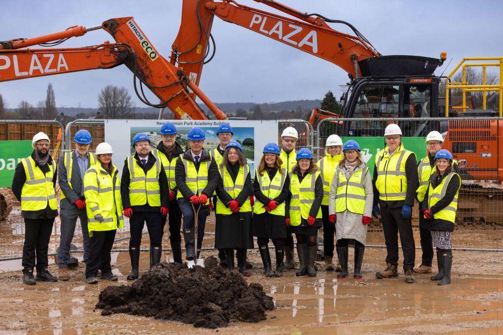 Groundbreaking ceremony marks official start of construction for new academy building