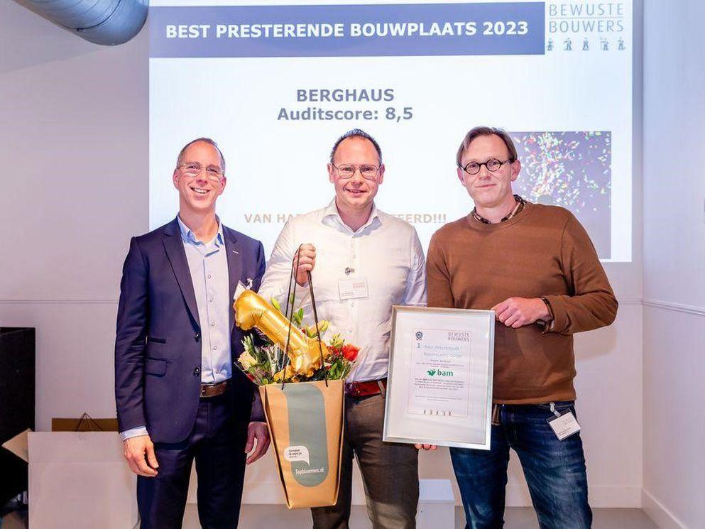 BAM-bouwplaats Berghaus presteert als beste in 2023