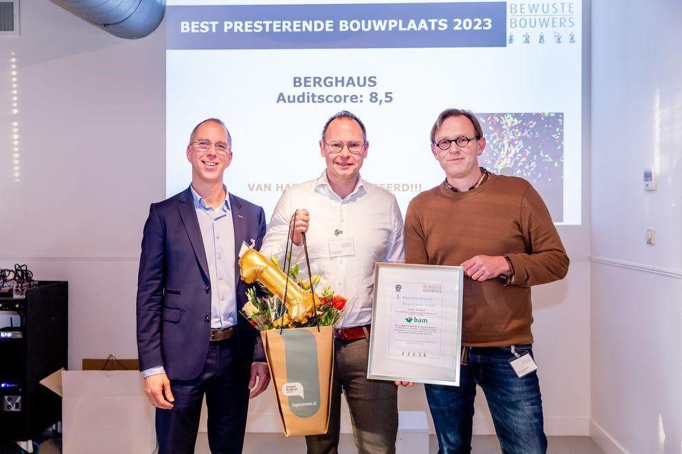BAM-bouwplaats Berghaus presteert als beste in 2023