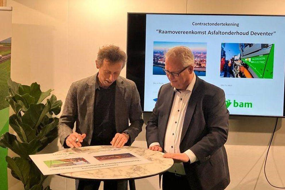 Contract gemeente Deventer voor duurzaam en datagedreven asfaltonderhoud