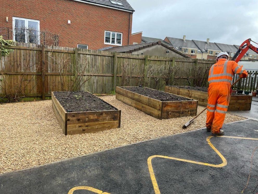 Network Rail contractor BAM transforms green space for Bristol school children