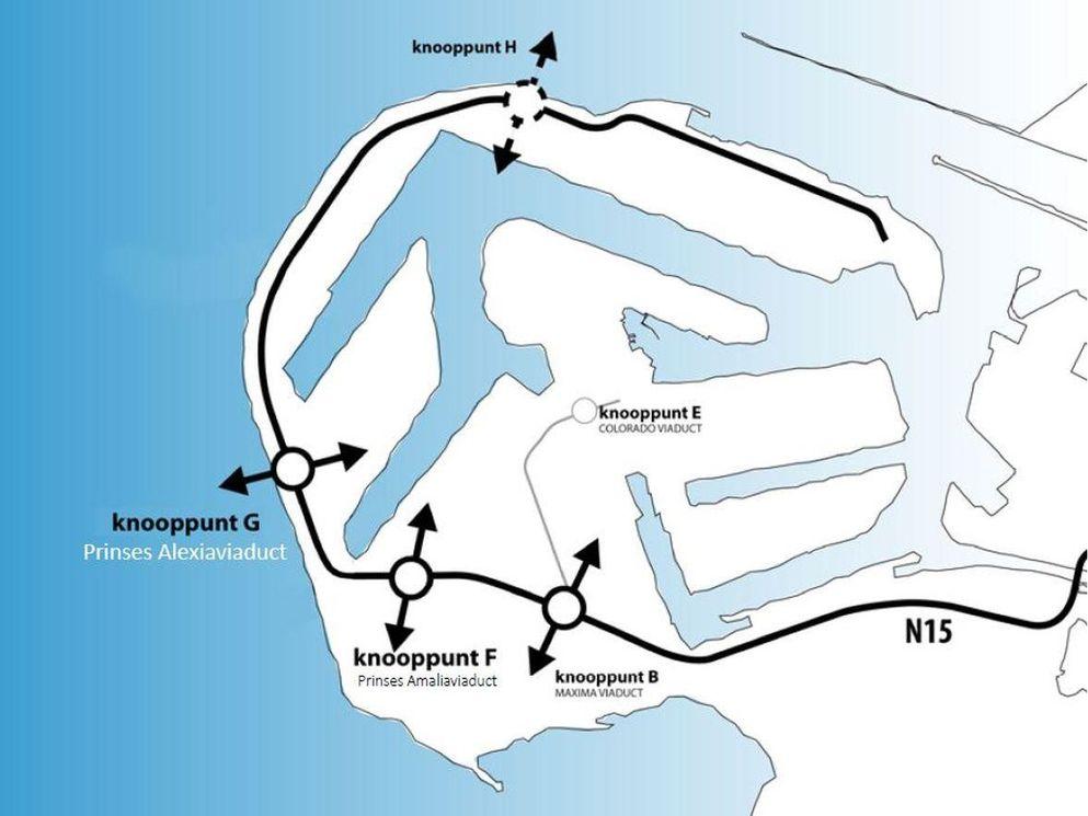 Aanleg Prinses Alexiaviaduct op de Maasvlakte op duurzame wijze
