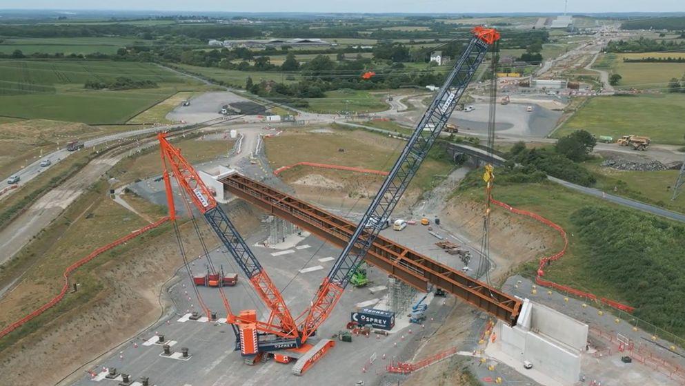 HS2 completes Edgcott Road bridge lift