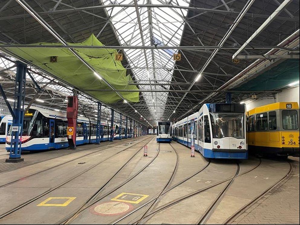  Schakel & Schrale renoveert en verduurzaamt monumentaal dak tramremise GVB Amsterdam