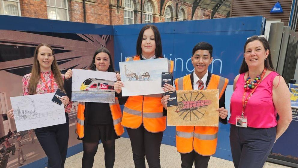 Students’ summer success in Darlington station art competition
