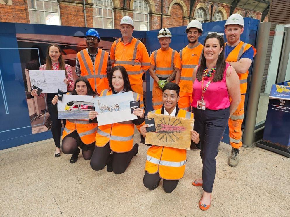 Students’ summer success in Darlington station art competition