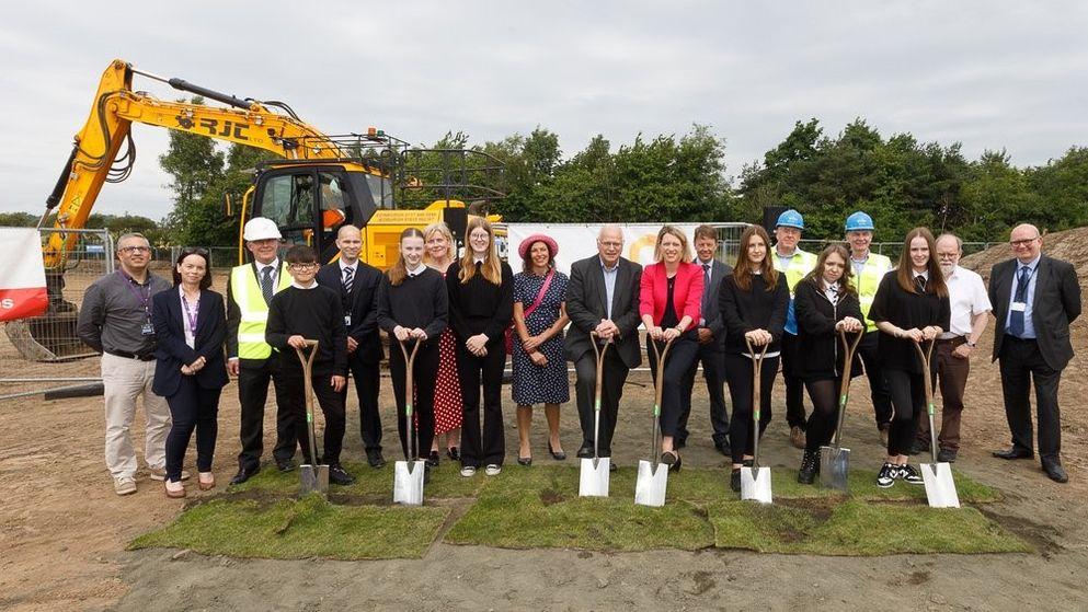 First shovel in the ground for new SW Fife High School