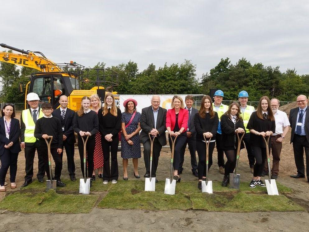 First shovel in the ground for new SW Fife High School