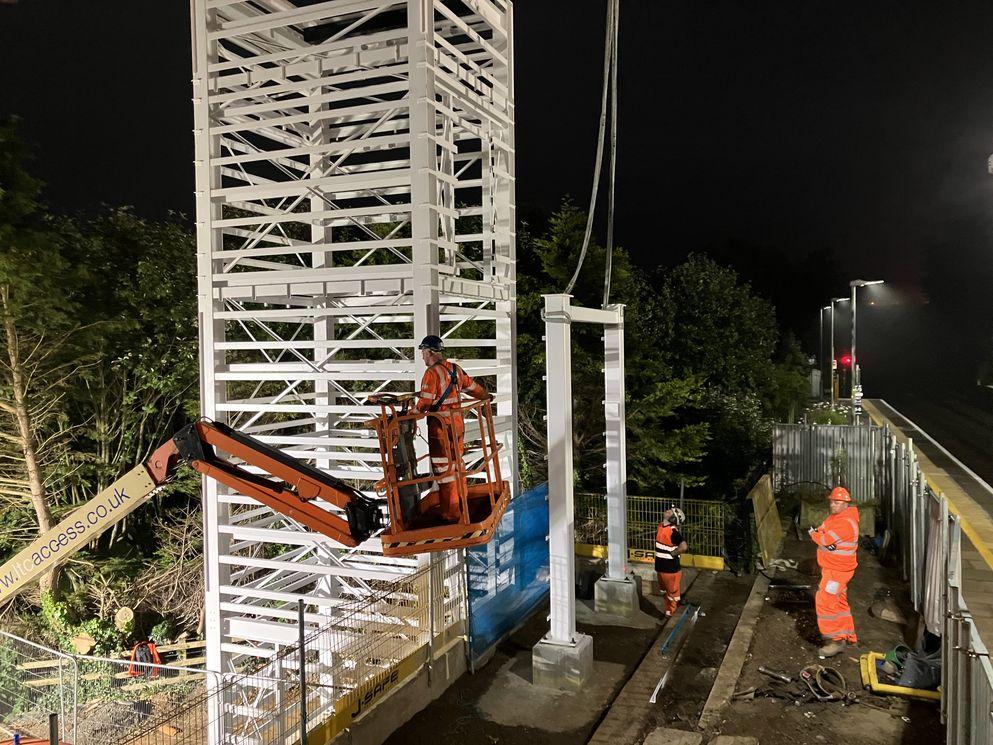 Installation lLift shafts at St Erth