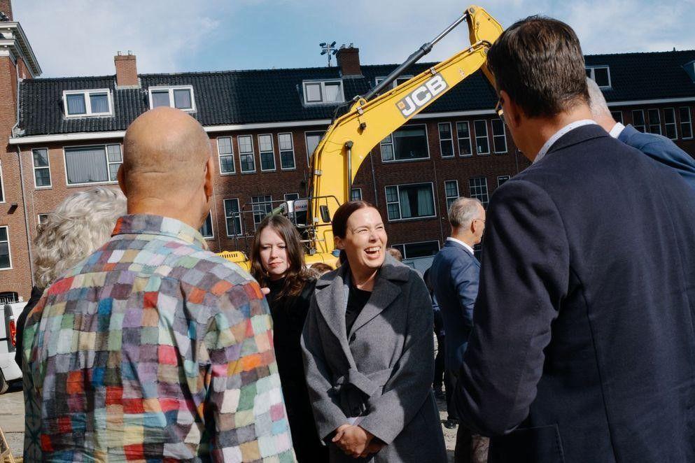 Feestelijk startsein met artistiek tintje voor uitvoering Bouwblok Sint Jansstraat Groningen