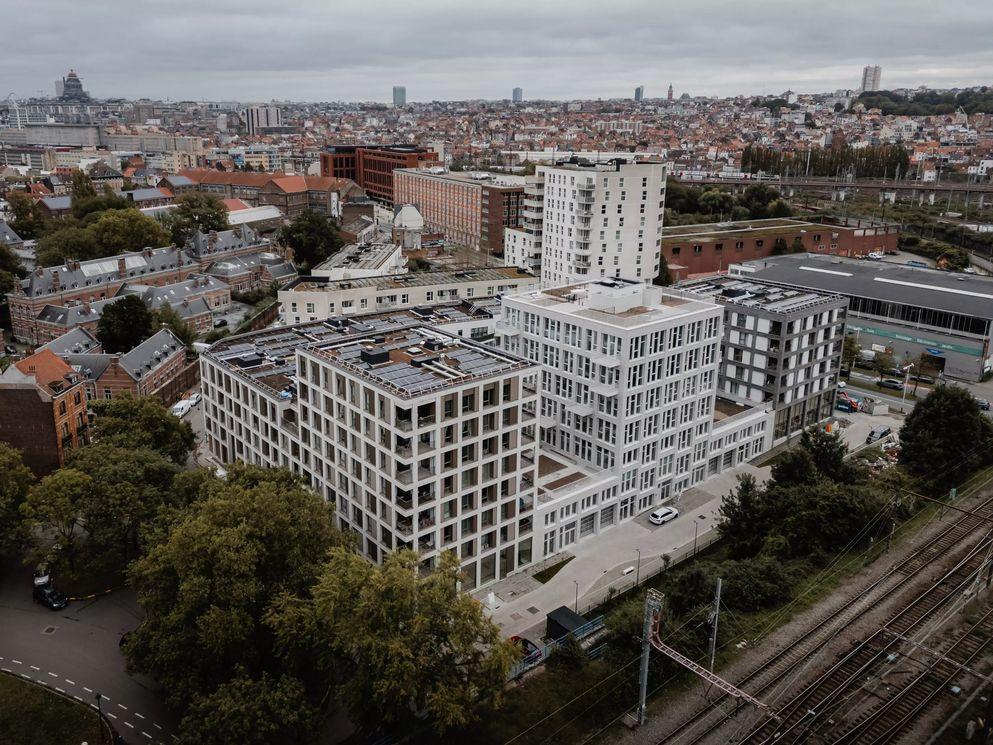 Luchtfoto gebouw