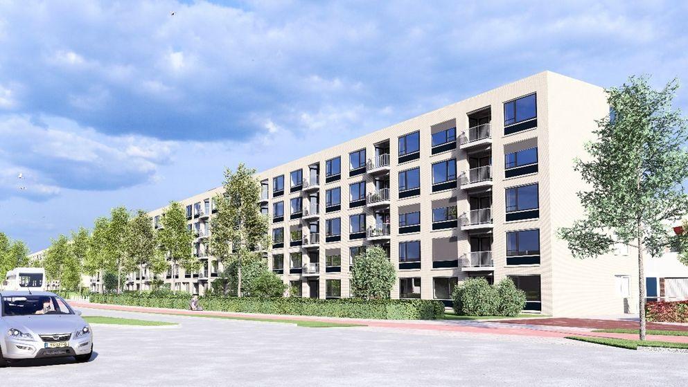 Artist impression appartementengebouw