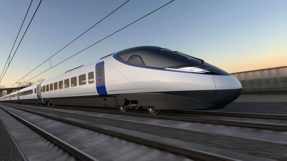 Impression high speed train