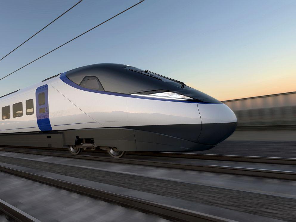 Impression high speed train