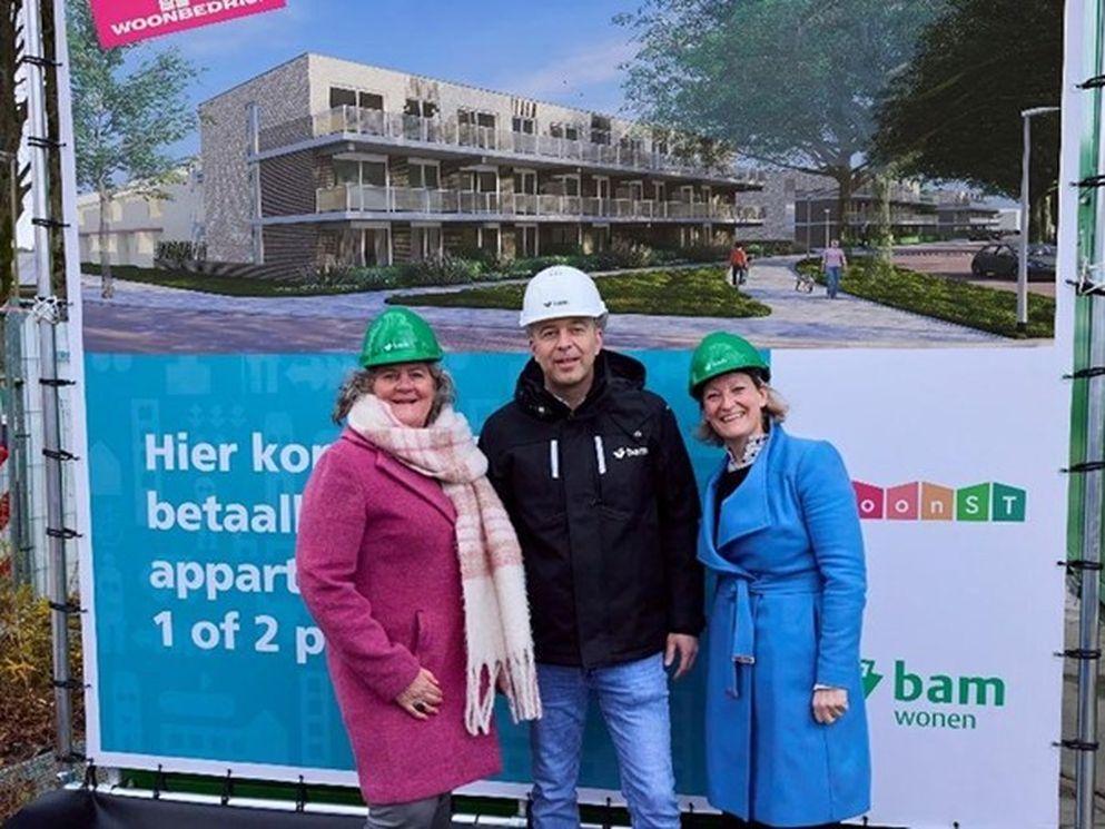 BAM bouwt samen met Woonbedrijf duurzame WoonST-appartementen aan het Van Vianenpad