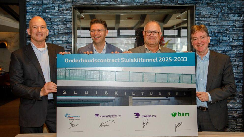 Tekenmoment onderhoudscontract Sluiskiltunnel