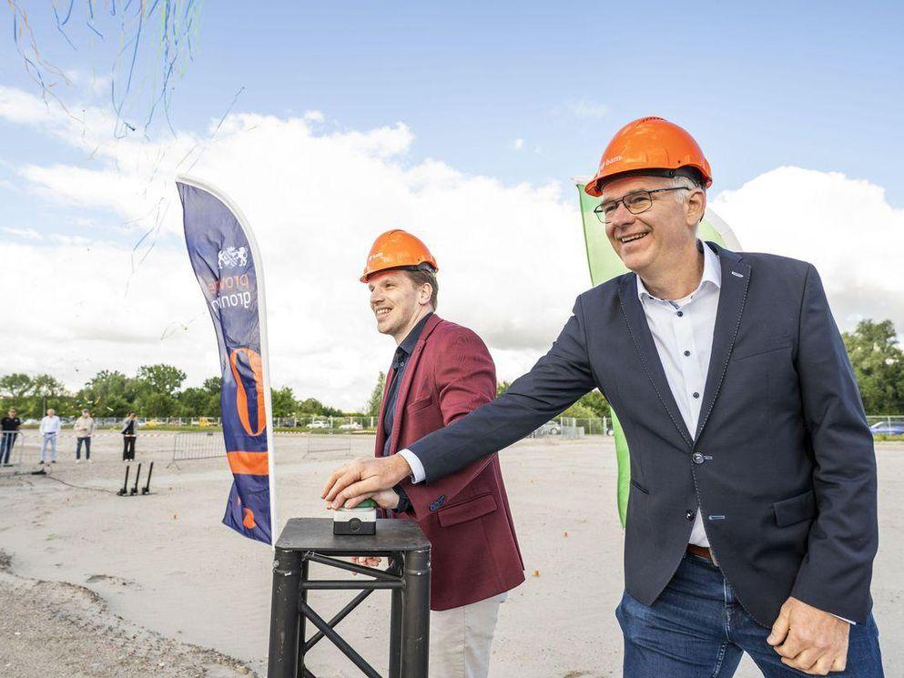 Eerste (mijl)paal geslagen voor duurzaam steunpunt Roodehaan in Groningen 