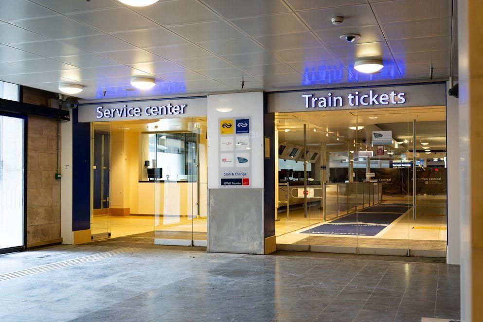 Entrance to Amsterdam Central Station