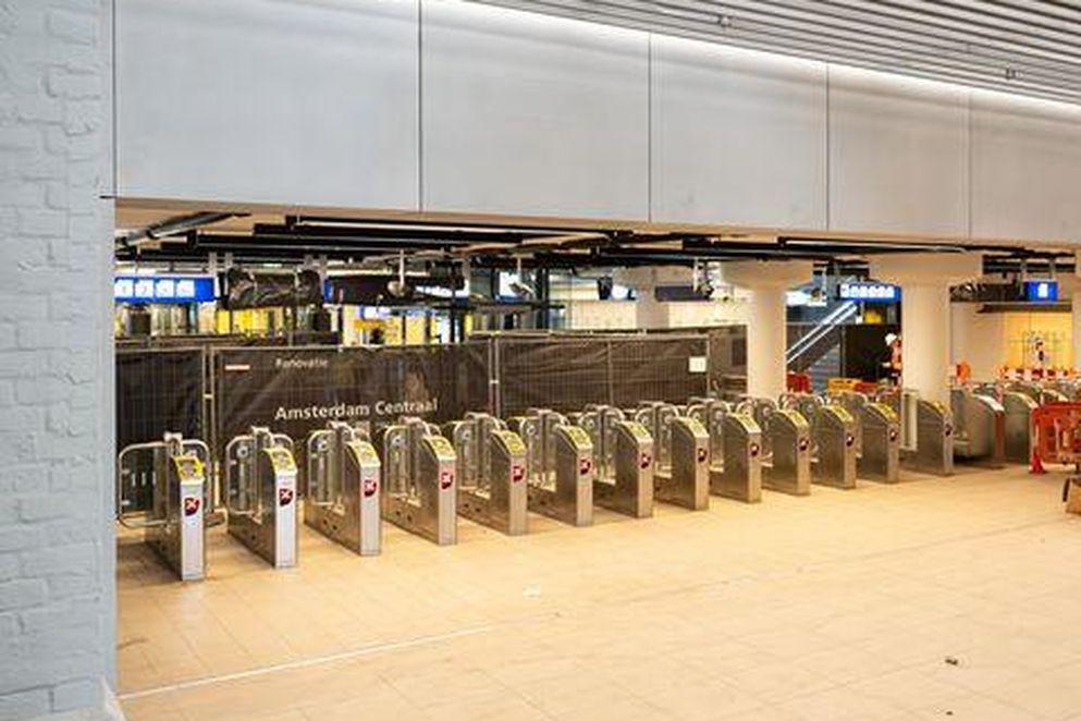 Entrance to Amsterdam Central Station