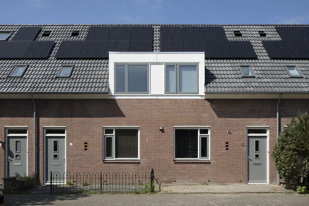 Exterior of the homes