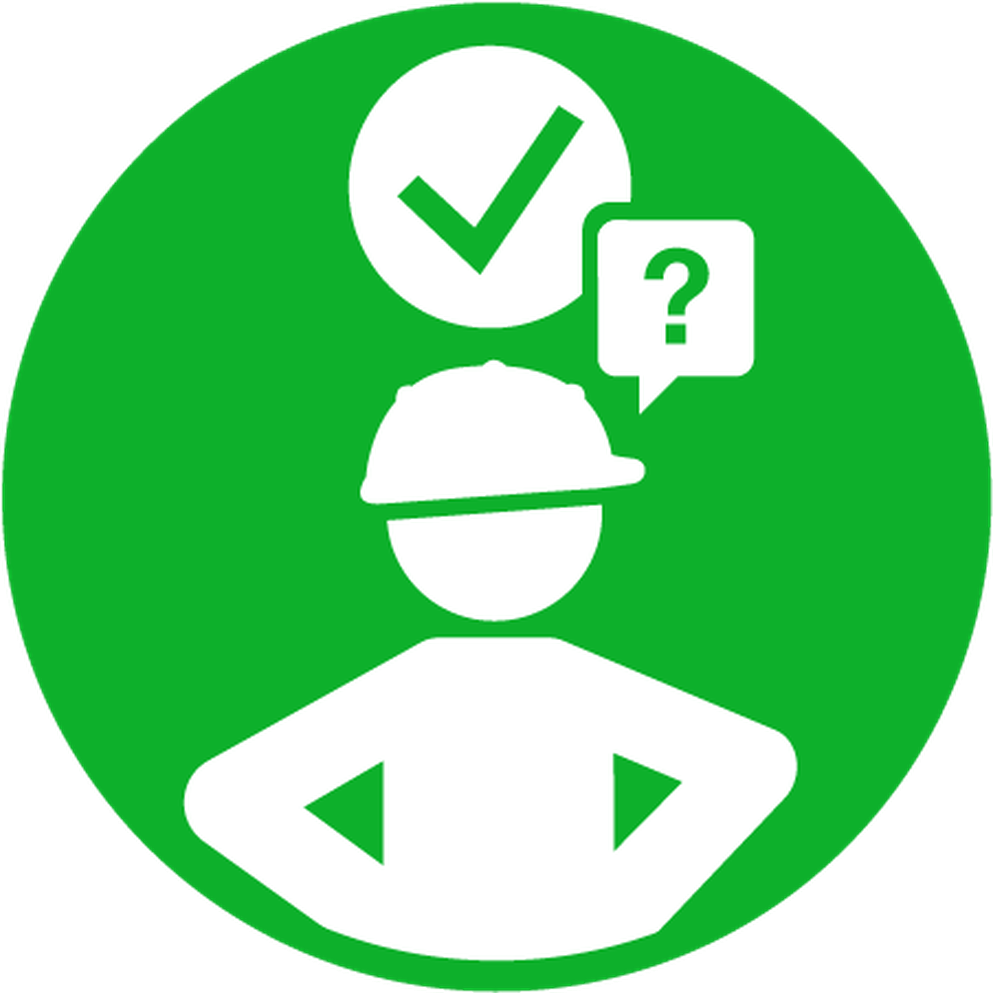 I understand my job and I am aware of the associated risks. If anything is unclear, I stop and ask for additional information.