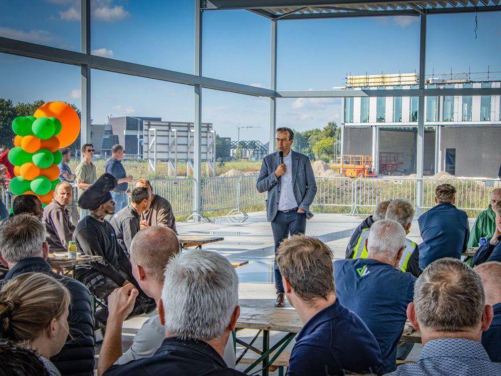 Hoogste punt bereikt bij de nieuwe politie verzamellocatie Noord-Nederland