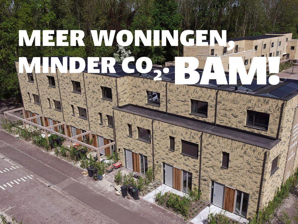 Meer woningen, minder CO2. BAM!