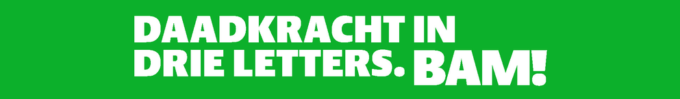 Daadkracht in drie letters. BAM!