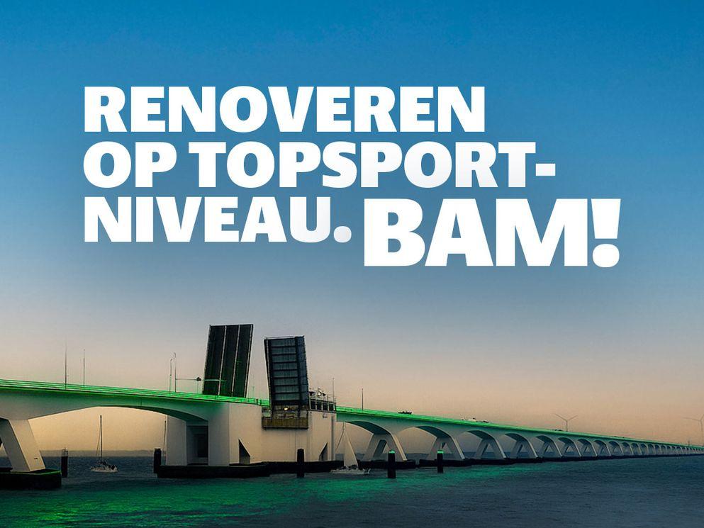 Renoveren op topsportniveau. BAM!
