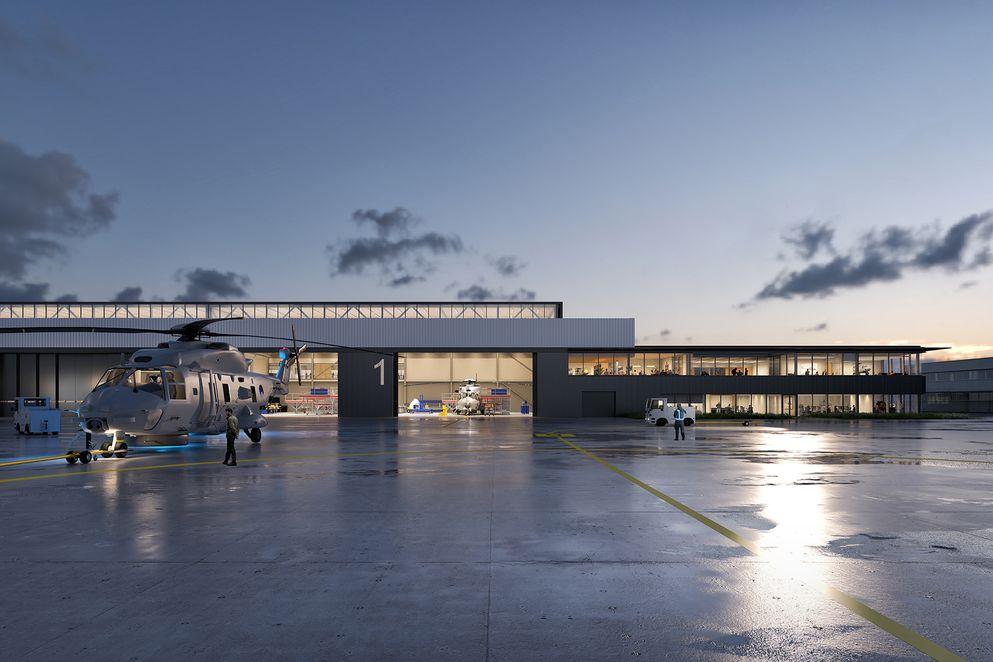 BAM bouwt squadrongebouw voor Defensie Helikopter Commando in Den Helder