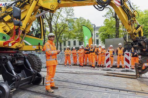 Krol-e voor het eerst in actie in Den Haag